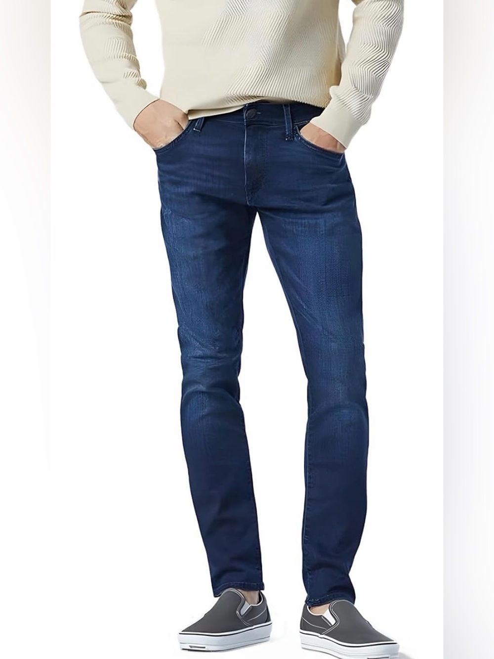 Mavi Men's Jake Slim Jeans in Dark Blue Size 36x30